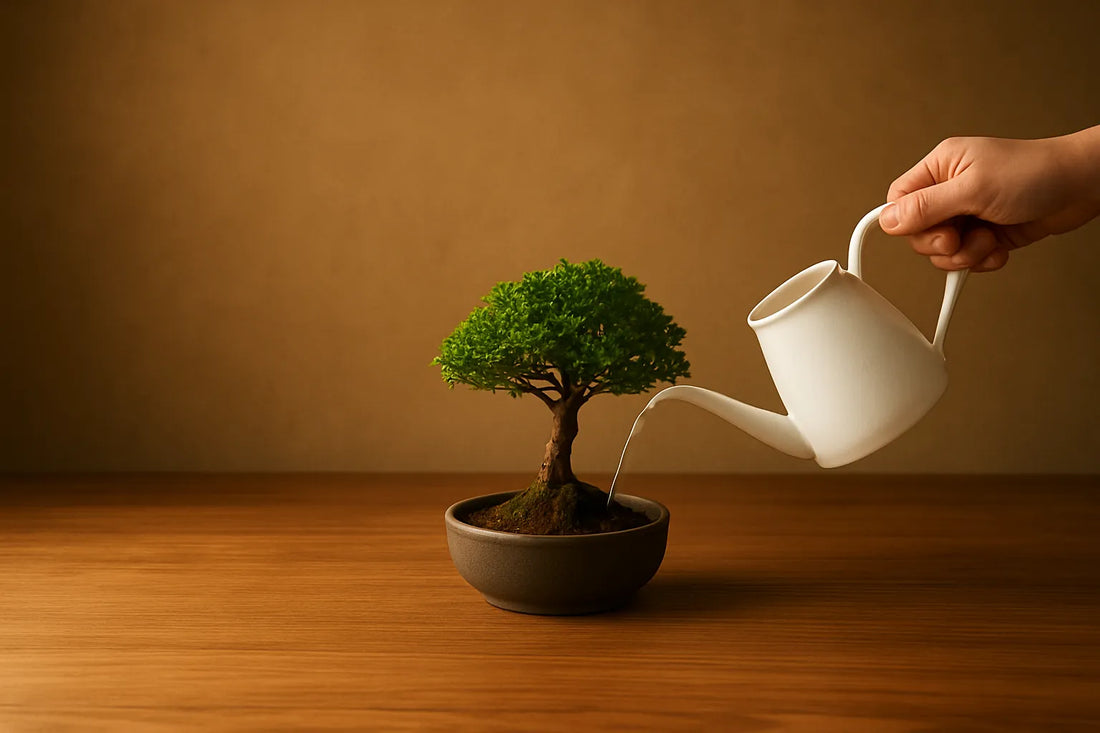 Wie oft und wie viel Wasser braucht der Mini-Baum?