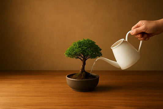 Wie oft und wie viel Wasser braucht der Mini-Baum?