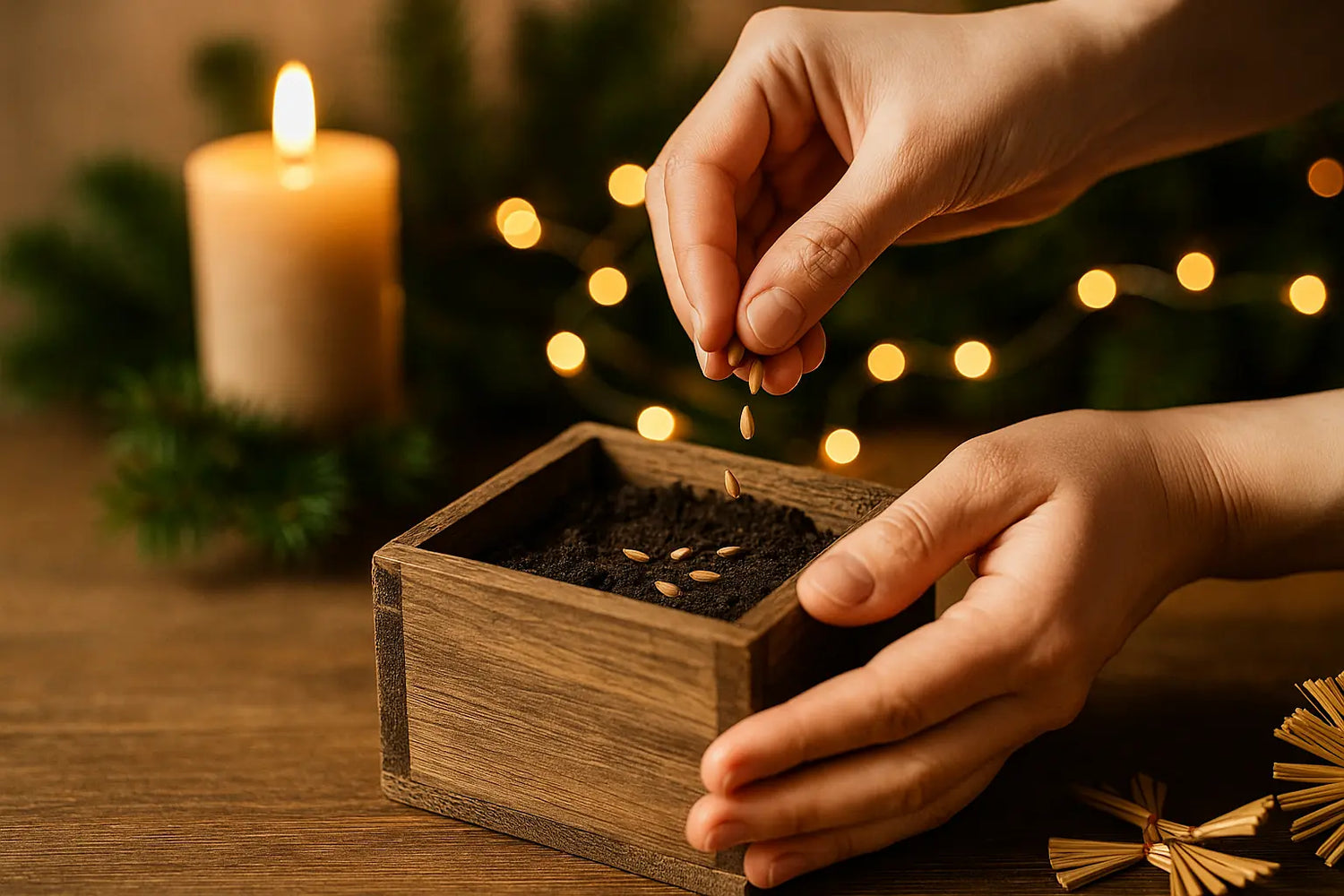 Besinnlich durch die Adventszeit – mit deinem wachsenden Weihnachtsbaum-Projekt richtig machen – Anleitung mit Weihnachtsbaum-Anzuchtset