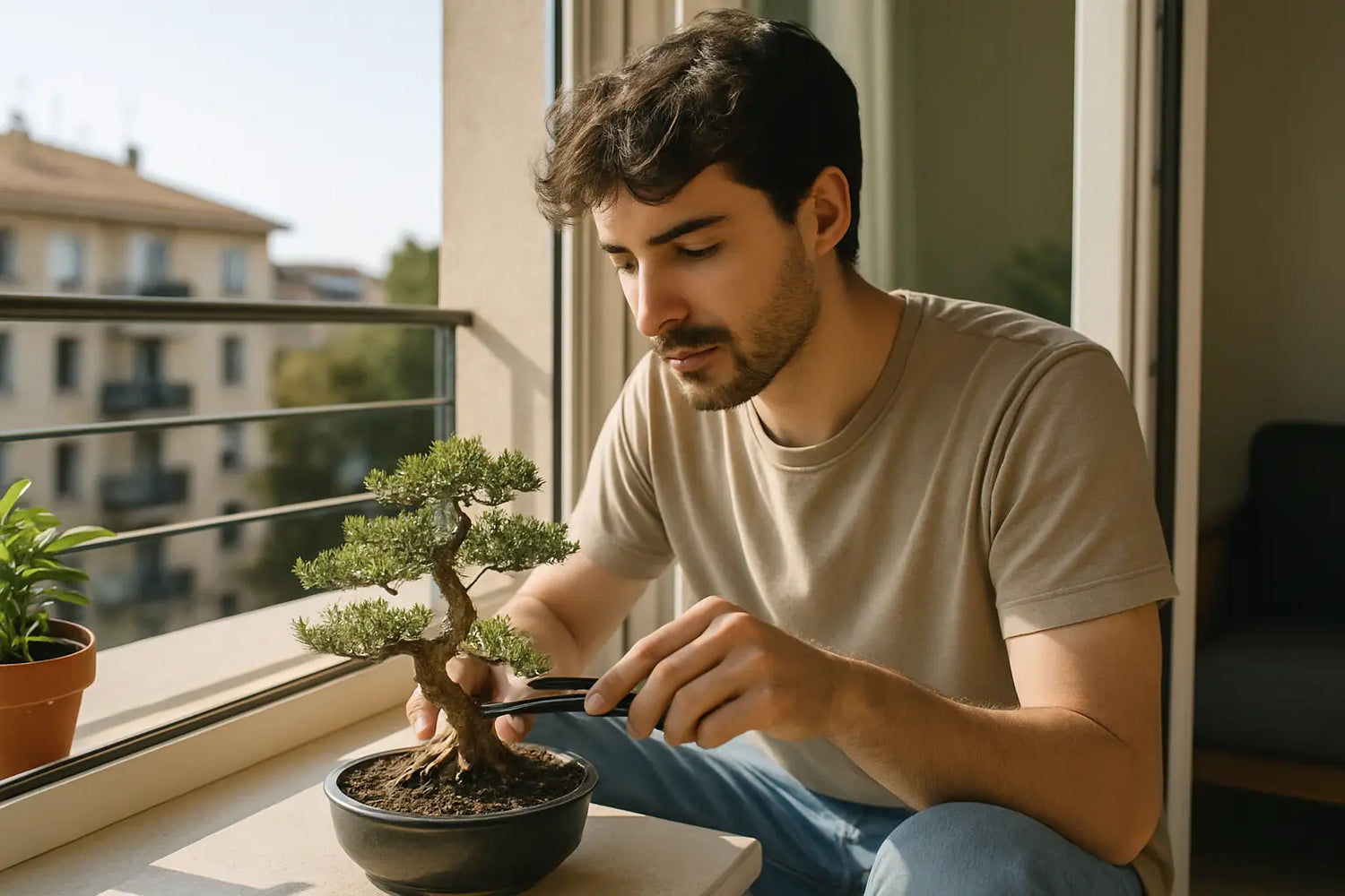 Warum Entspannung und Achtsamkeit durch Pflanzenpflege wichtig ist – mit Bonsai Achtsamkeit