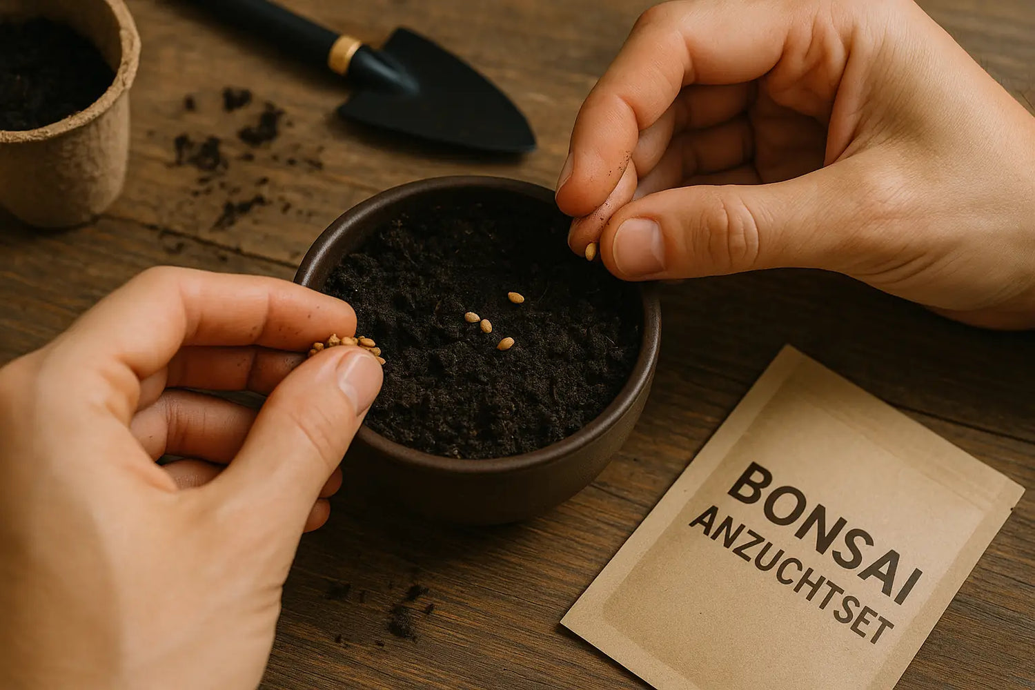Entspannung und Achtsamkeit durch Pflanzenpflege richtig machen – Anleitung mit Bonsai-Anzuchtset
