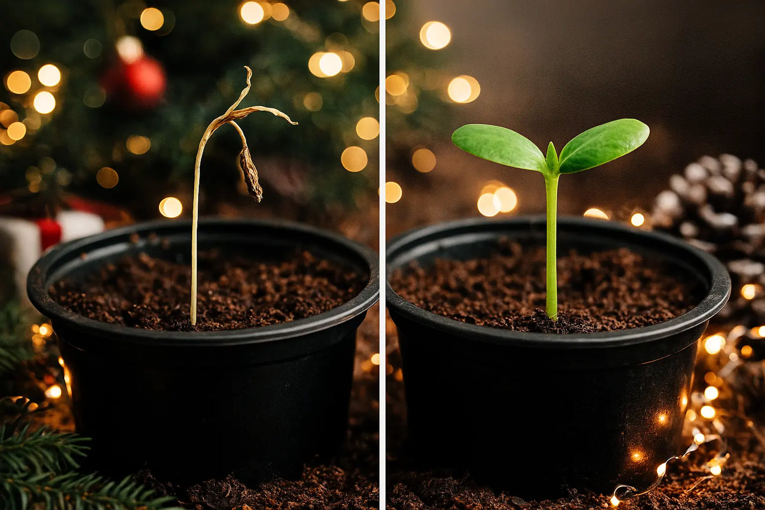 Fehler bei Besinnlich durch die Adventszeit – mit deinem wachsenden Weihnachtsbaum-Projekt vermeiden – Hilfe bei Entspannung mit Pflanzen