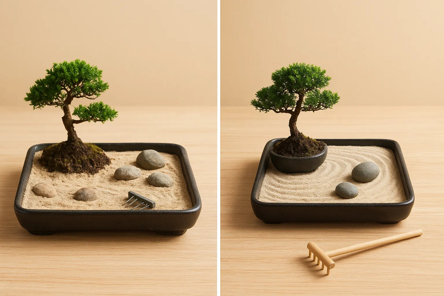 Fehler bei DIY Zen-Garten mit Bonsai: Gestaltungstipps für zuhause vermeiden – Hilfe bei Mini Zen Garten