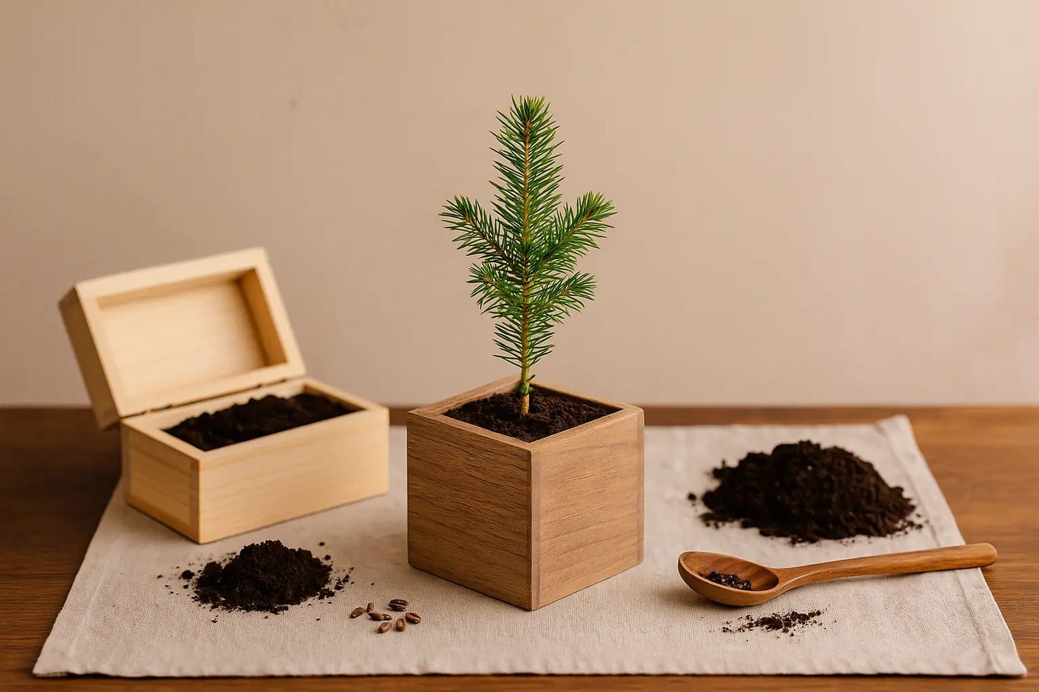 Nachhaltig feiern richtig machen – Anleitung mit Weihnachtsbaum-Anzuchtset